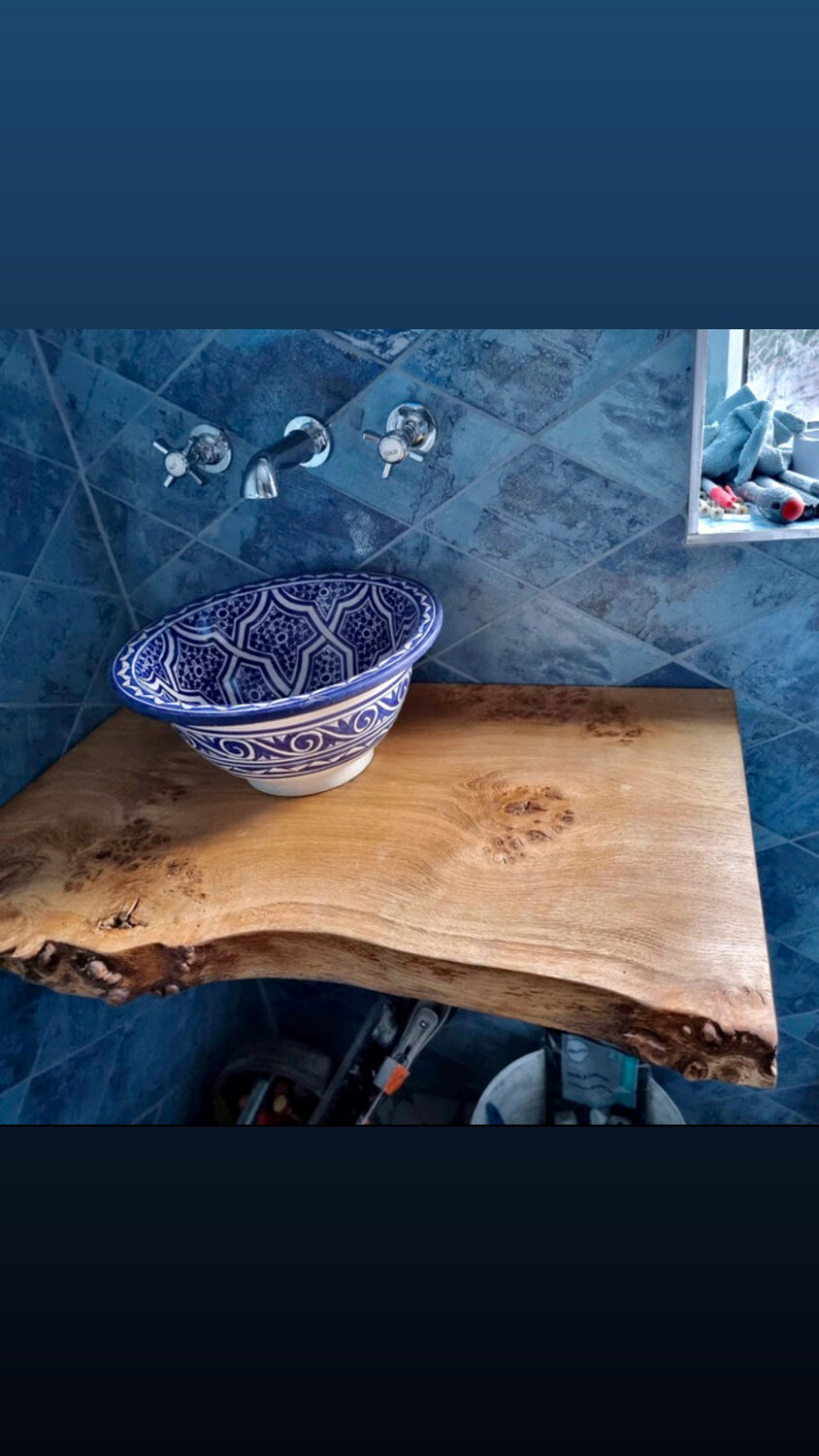 Live Edge Solid Pippy Oak Wood Character Rustic wood Bespoke Rustic