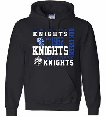 Home Of The Knights Hoodie Black