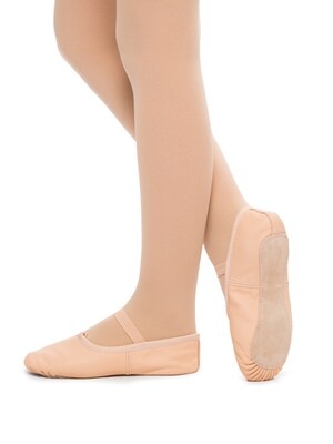 Classic Pink Leather ballet shoe