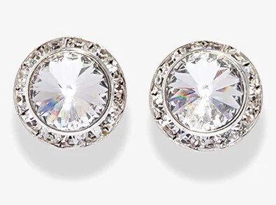 Button  Earrings