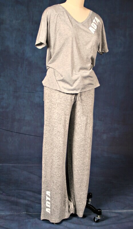 V-neck grey AOTA shirt
