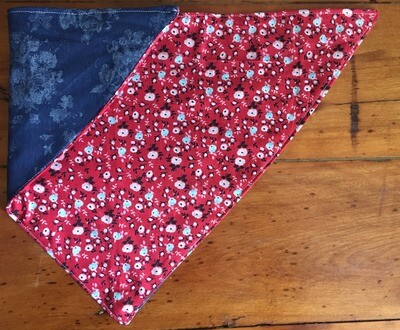 A Floral Fourth Tie-on Bandanna