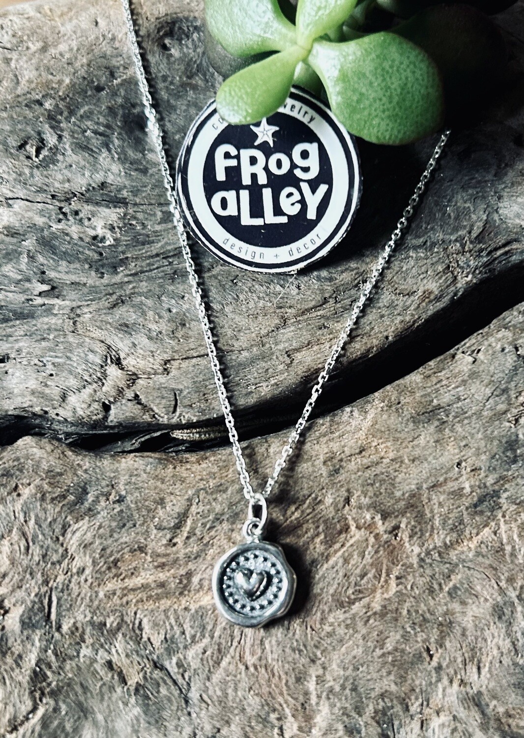 Heart ~ Wax Seal Necklace