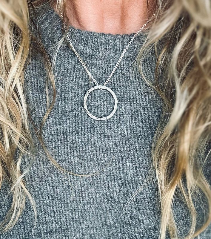 Zen Circle ~ Sterling Silver