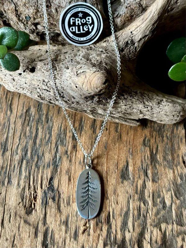 Pine Tree ~ Sterling Silver