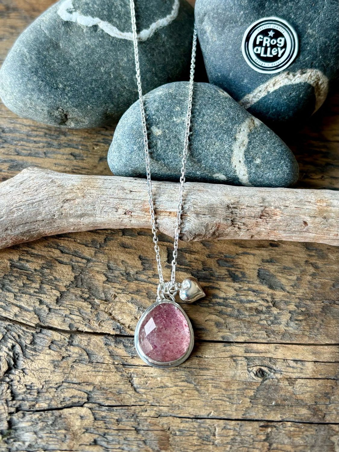 Strawberry Quartz Necklace