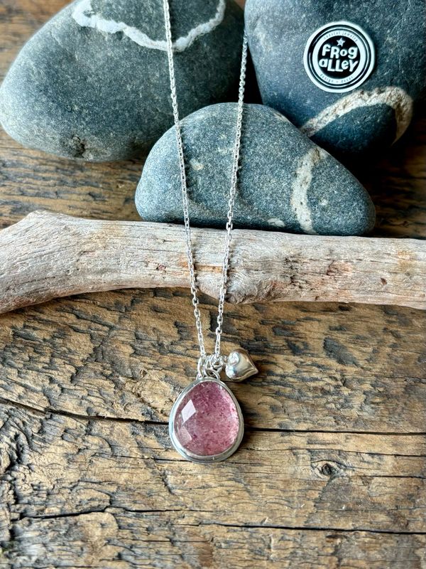 Strawberry Quartz Necklace