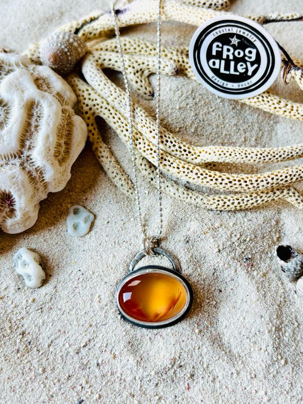 Carnelian Gemstone Necklace