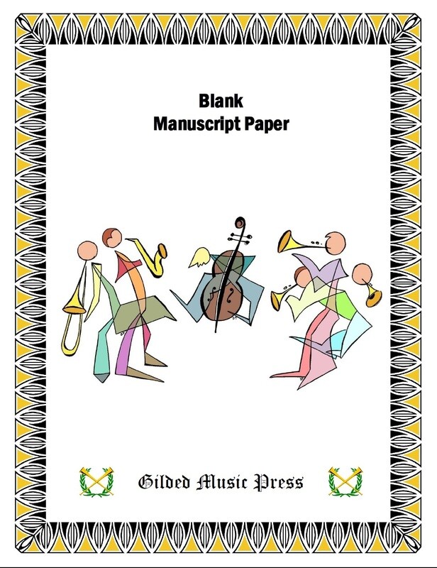 GMP 9000: Blank Manuscript Paper