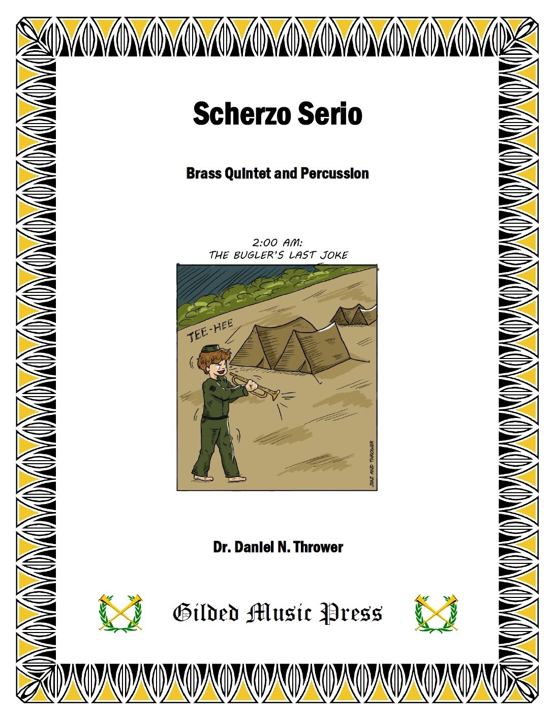 GMP 3003: Scherzo Serio (Brass Quintet & Optional Percussion), Dr. Daniel Thrower