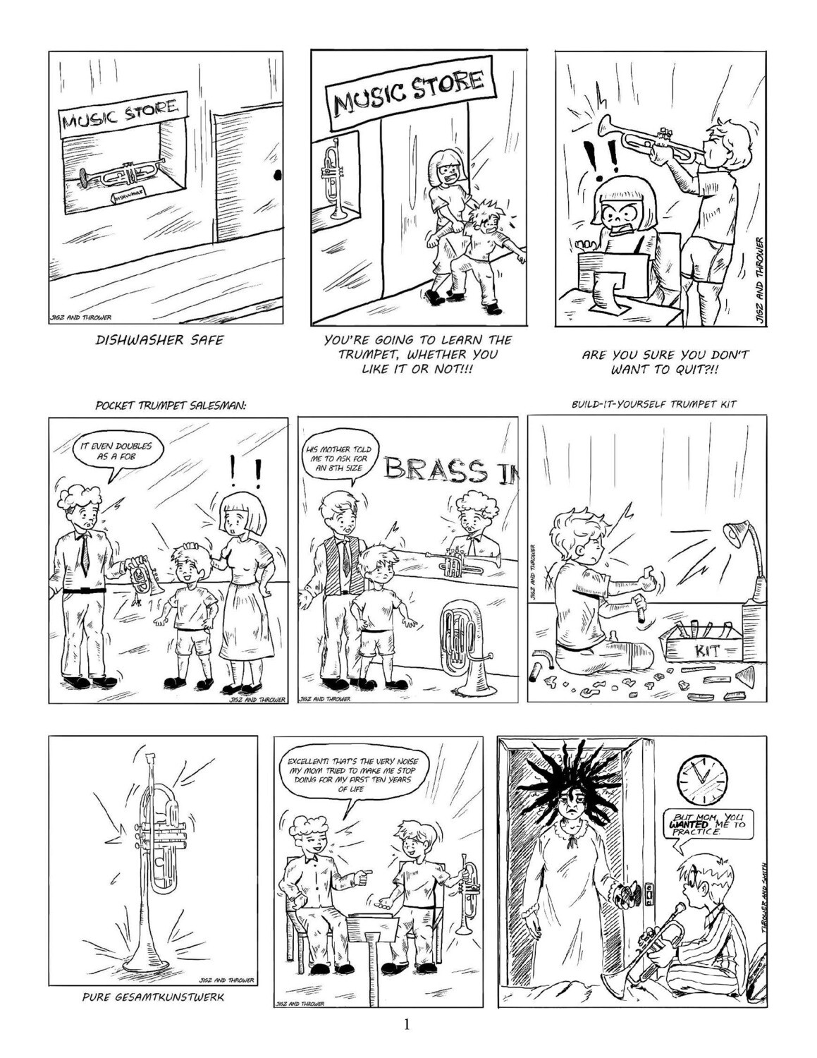 GMP 9006: Trumpet Thrower Comics