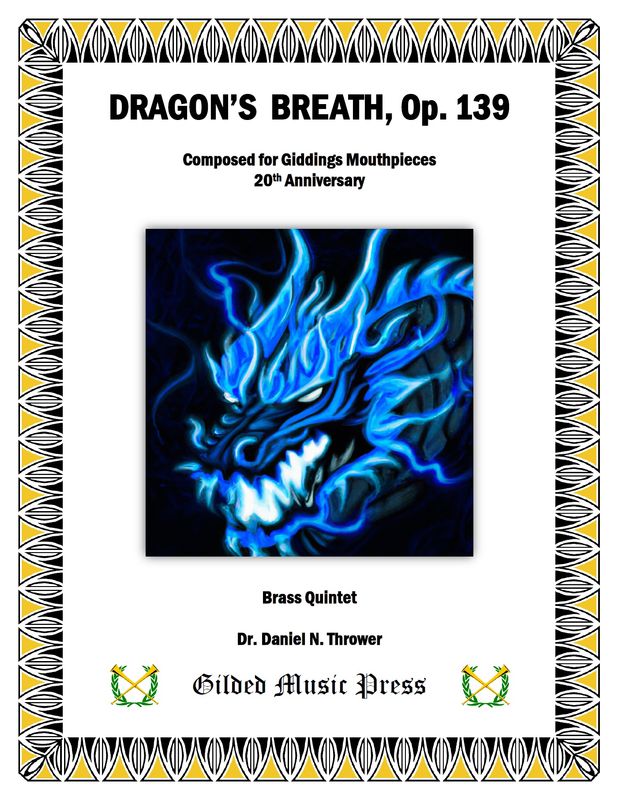GMP 3056: Dragon&#39;s Breath (Brass Quintet), Dr. Daniel Thrower