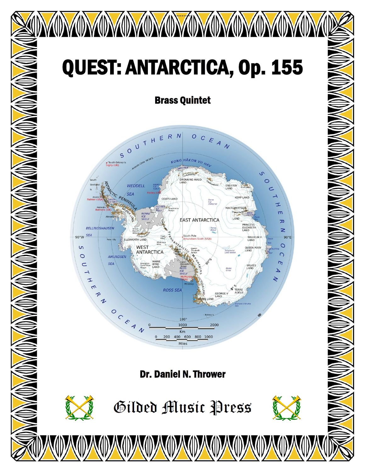 GMP 3069: Quest for Antarctica, Op. 155 (Brass Quintet), Dr. Daniel Thrower