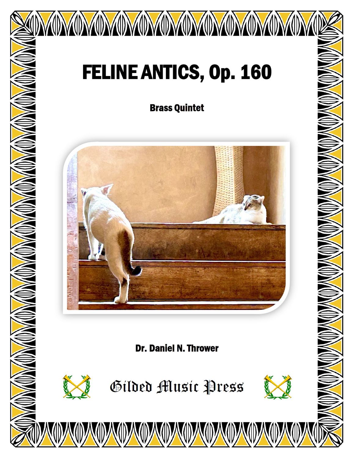 GMP 3078: Feline Antics, Op. 160 (Brass Quintet), Dr. Daniel Thrower