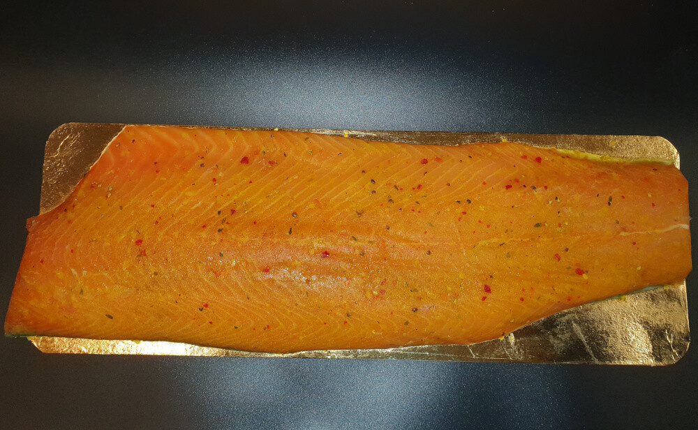 RO Pastrami smoked Salmon - Whole filet (1050-1150g)