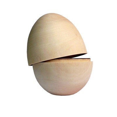 Яйцо пустотелое (шкатулка) 150х115 мм, липа