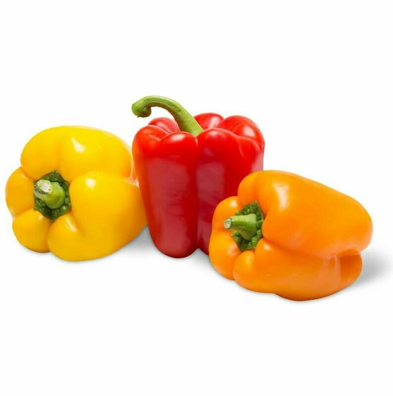 Peperoni gialli e rossi