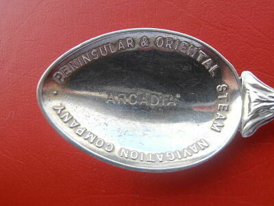 P & O Arcadia Silver Teaspoon