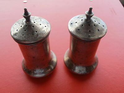 Silver Salt & Pepper Shakers