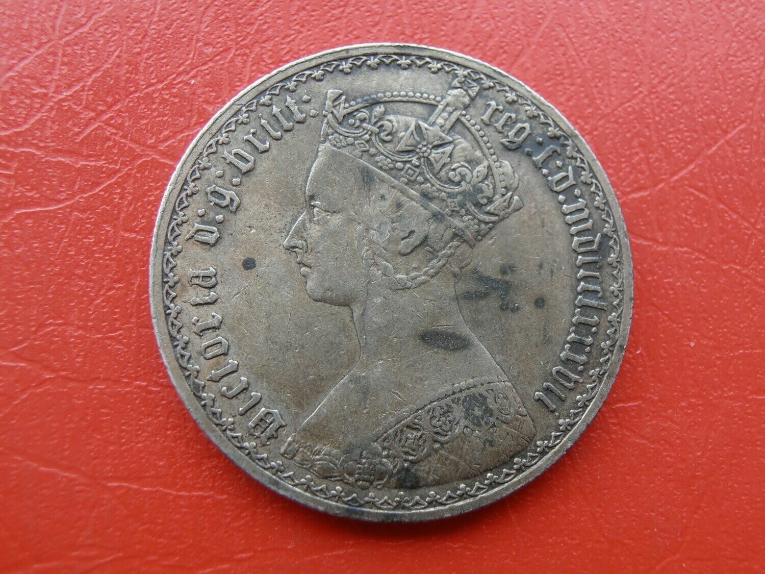 1887 One Florin  (Gothic Head)