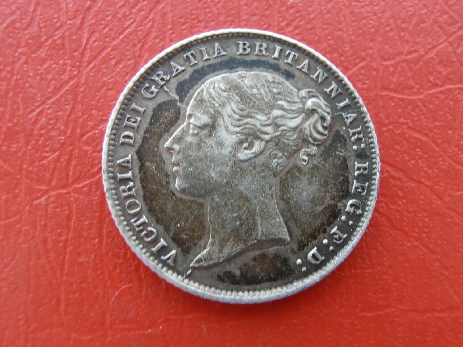 1864 Sixpence Die 20