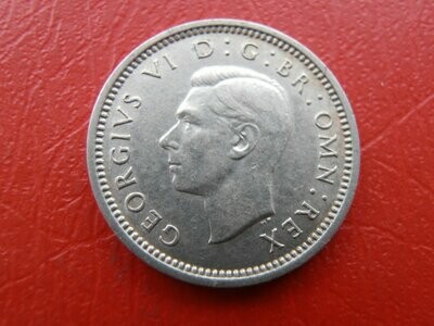 1938 Silver Threepence