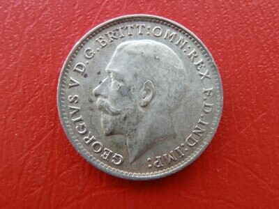 1917 Silver Threepence