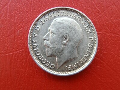 1911 Silver Threepence