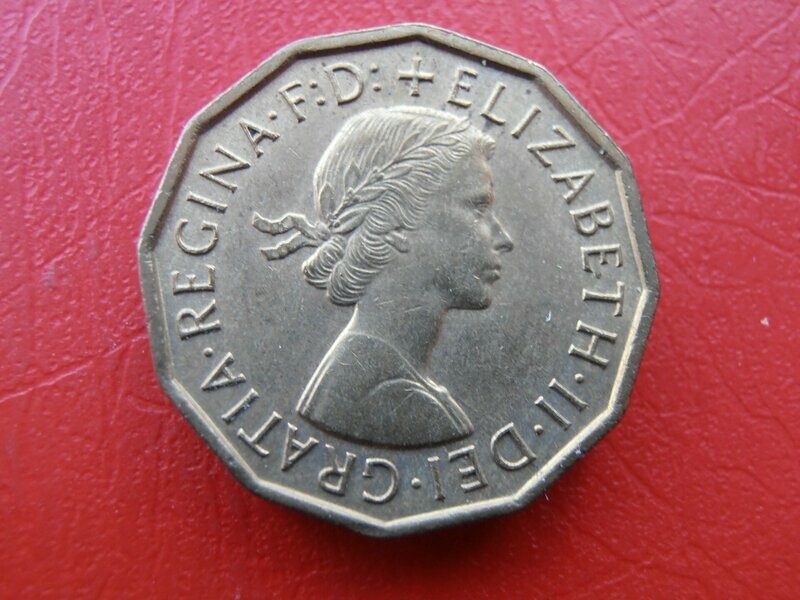 1966 Brass Threepence