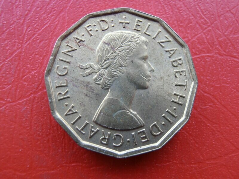 1965 Brass Threepence