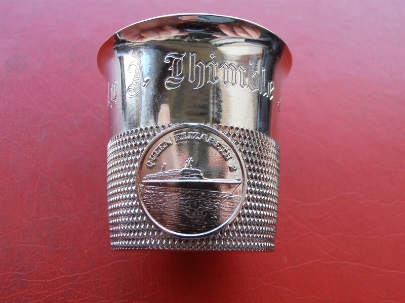 Queen Elizabeth II Large Thimble Whisky Measure