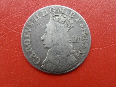 Charles II Maundy Fourpence Un-Dated
