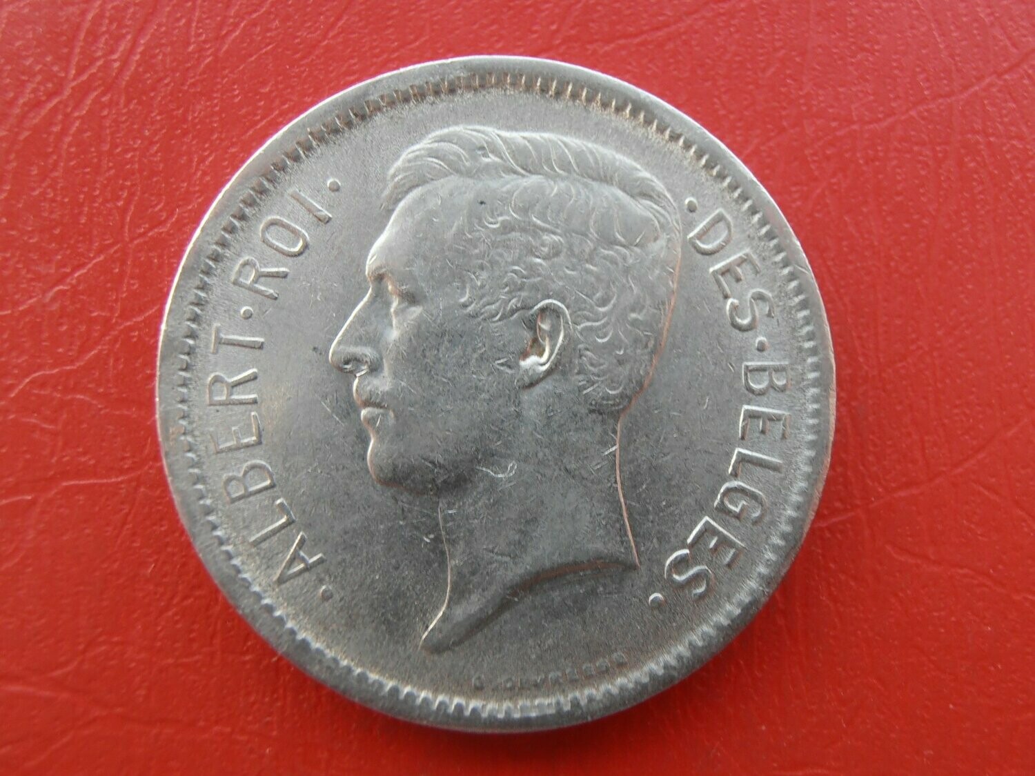 Belgium 5 Francs 1934 Scarce