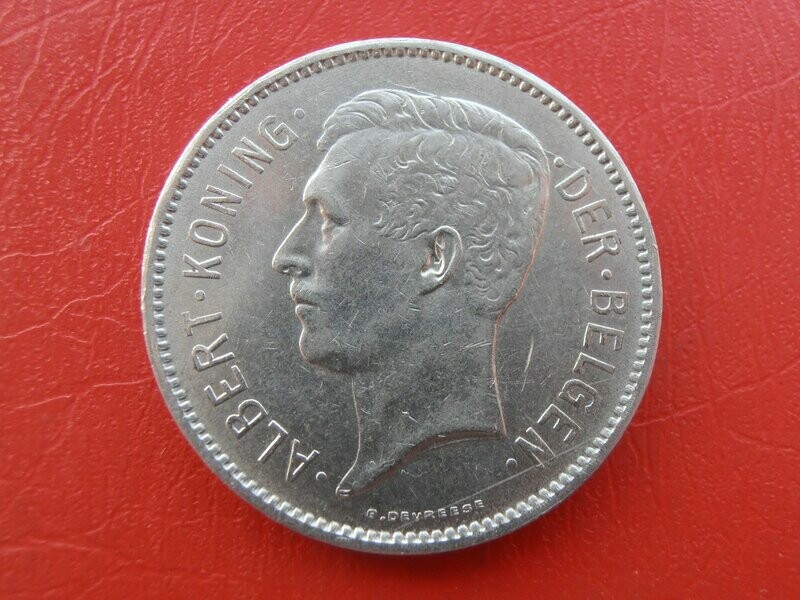 Belgium 5 Francs 1933