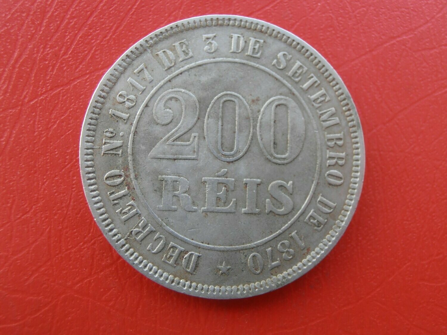 Brazil 200 Reis 1882