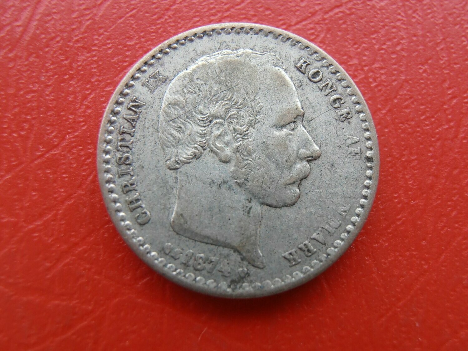 Denmark  25 Ore 1874 Scarce