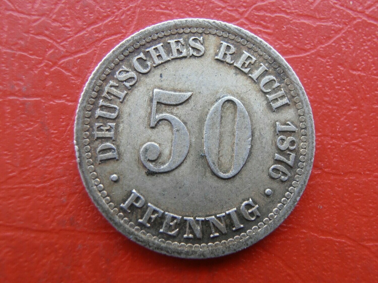Germany 50 Pfennigs  -  1876B