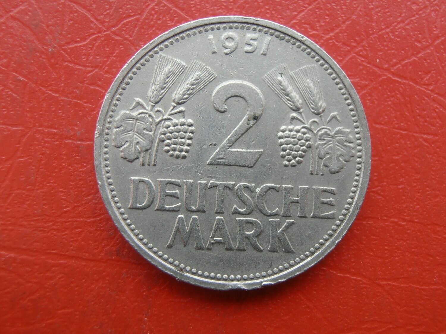 Germany 2 Marks  -  1951G Scarce