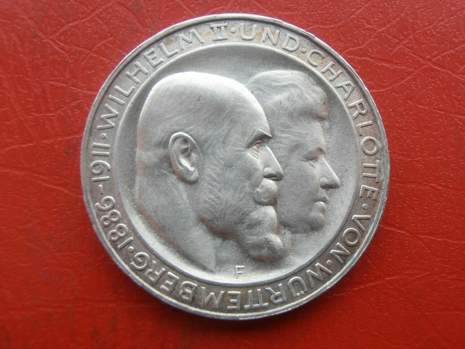 Germany 3 Marks - 1911F   Wurttemberg
