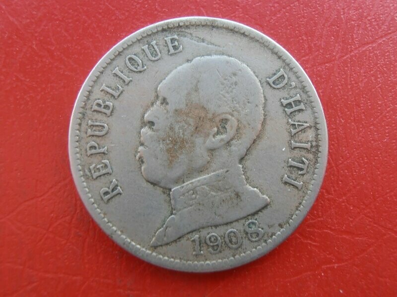 Haiti 50 Cents  -  1908