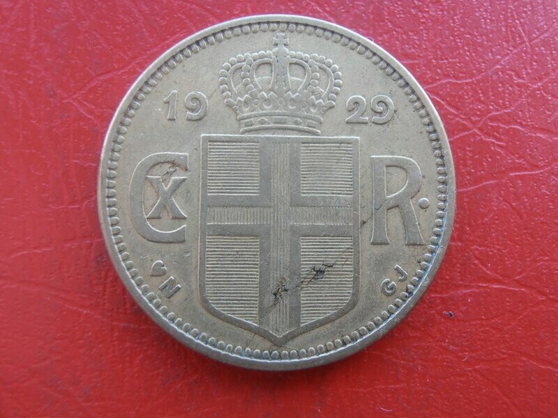 Iceland 2 Kronur  -  1929