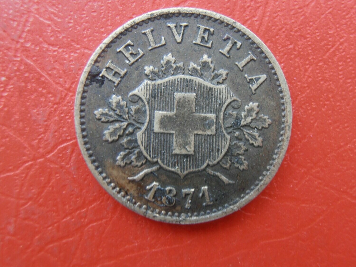 Switzerland 10 Rappen - 1871