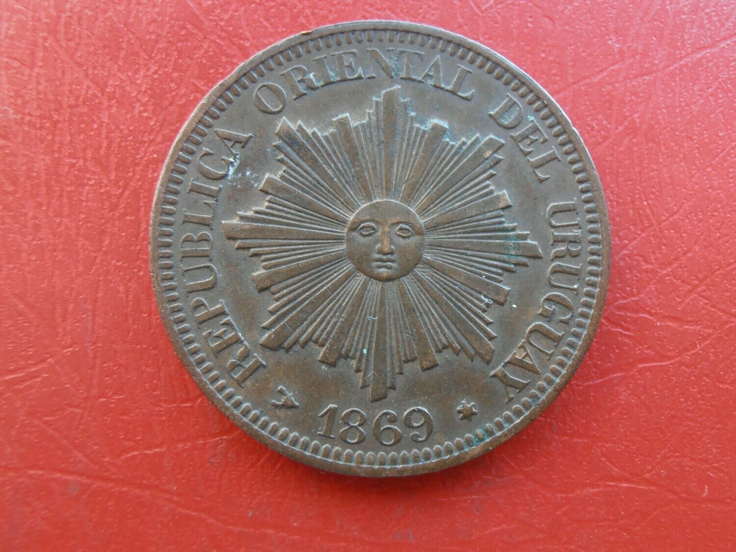 Uruguay 4 Centesimo - 1869