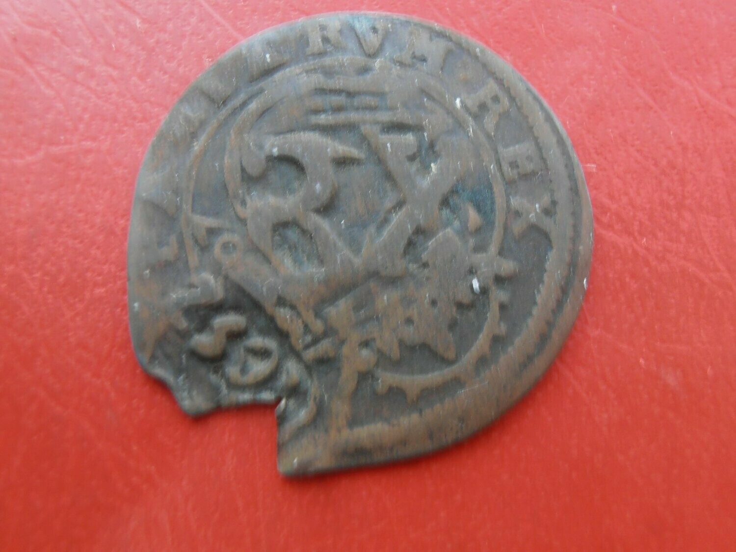 Spain 8 Maravedis - 1652 Countermarked