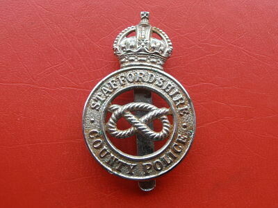 Staffordshire County Police Cap Badge - Pre 1953