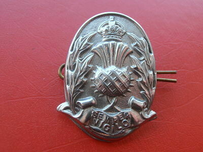 Scottish Police Cap Badge Kings Crown