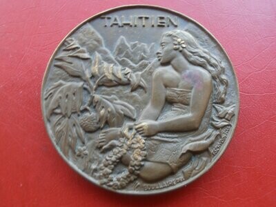 Tahiti Maritime Messengers Medal - 1953