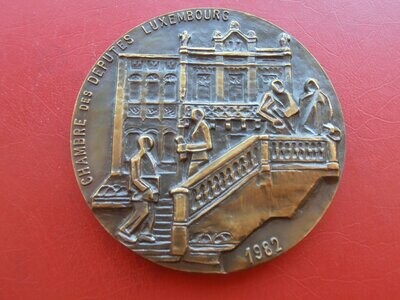 Luxembourg Chambre Des Deputes Medal - 1982