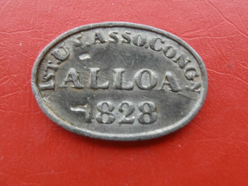 Communion Token Alloa T4 - 1828