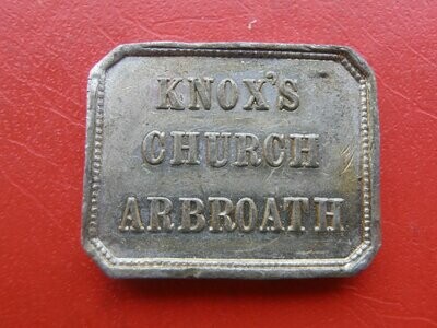 Communion Token Arbroath Knox's Church - No Date